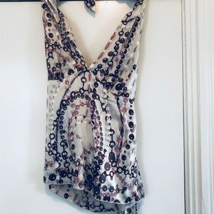 New no tags never worn Trina Turk silk halter top